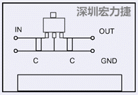 圖3：降壓電路的PCB設(shè)計示例。