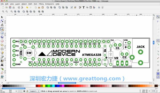 既然你有一個以電路板為背景的清晰影像了，使用向量工具將要絲印的圖像畫在上面吧，下面有一個例子。