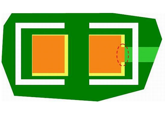 SMT貼片加工焊盤大小不規(guī)則